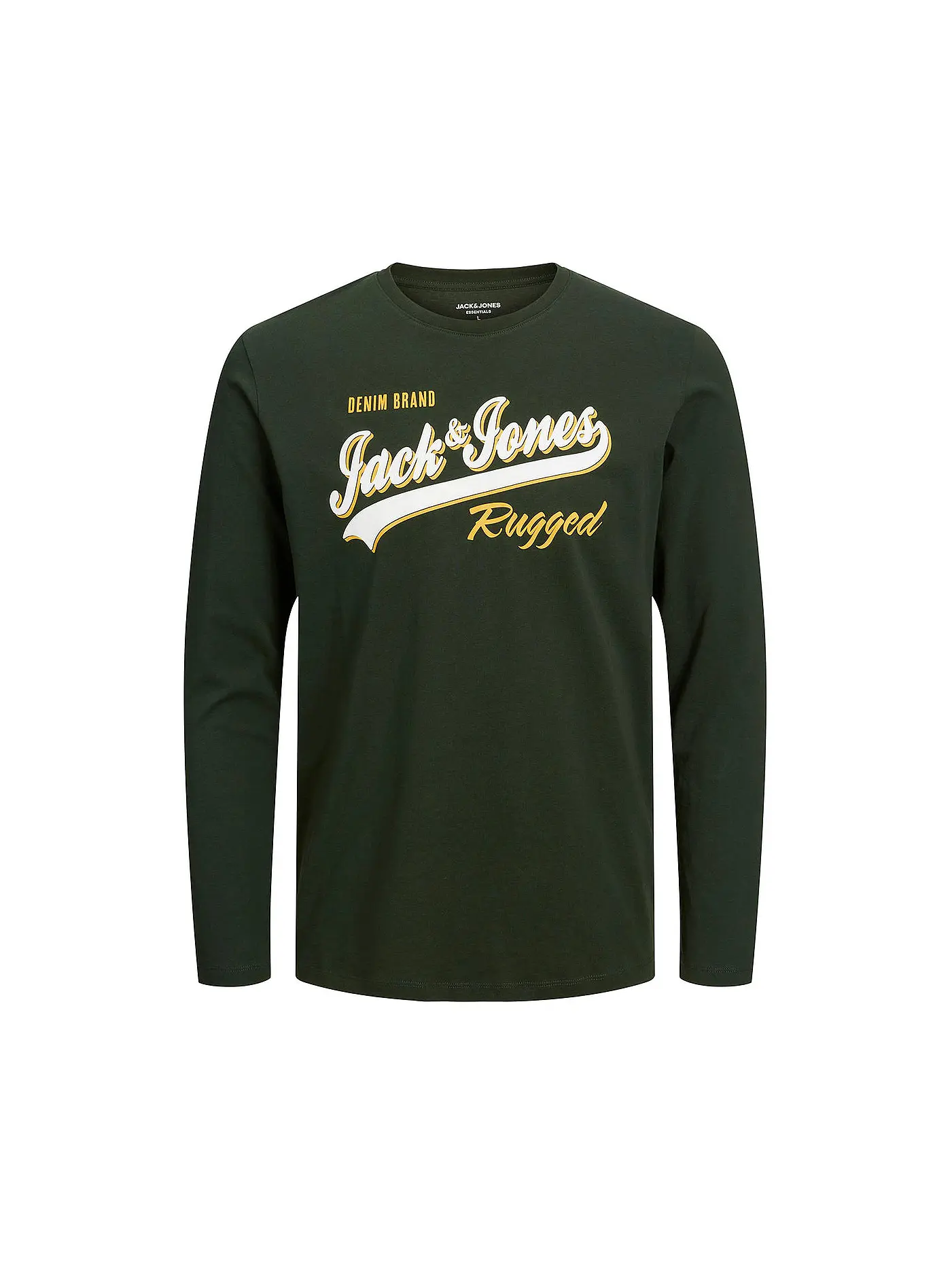 JACK & JONES | Jungen Langarmshirt JJELOGO | dunkelgrün